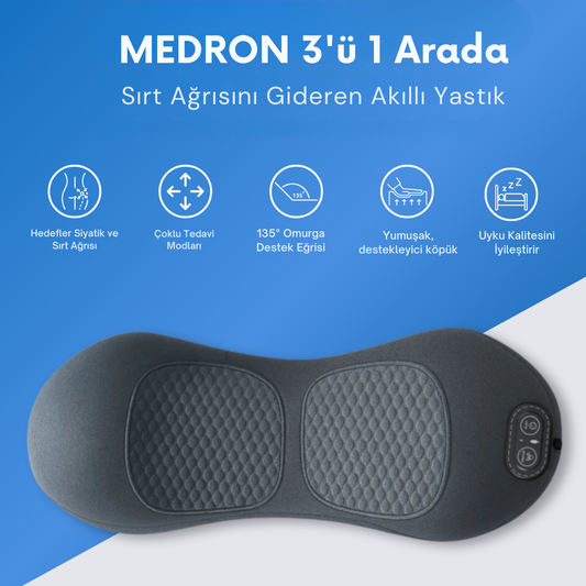 Medron™ 3'ü 1 Arada Sırt Ağrısını Gideren Akıllı Yastık