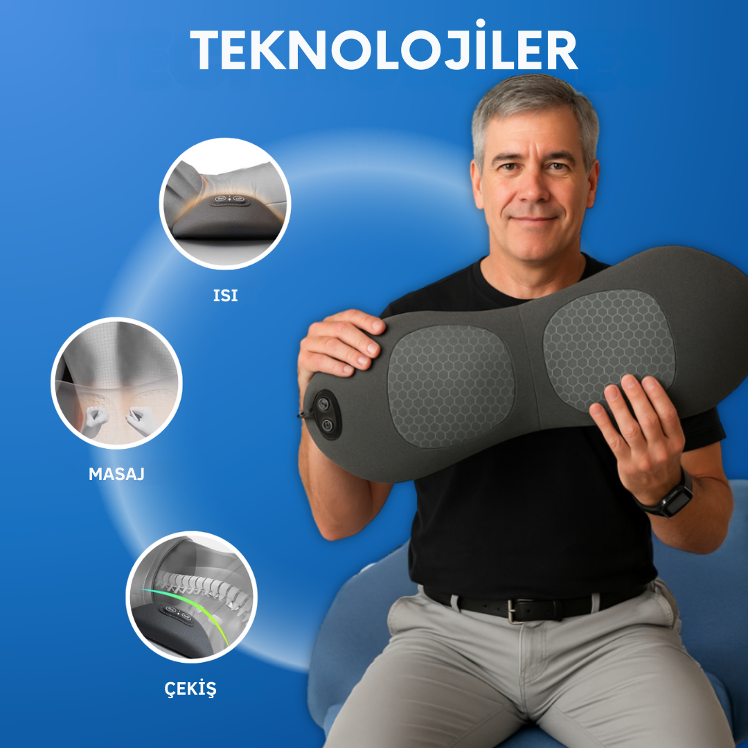 Medron™ 3'ü 1 Arada Sırt Ağrısını Gideren Akıllı Yastık